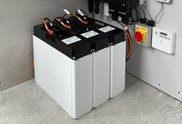 Battery equipment and isolation switch installed indoors